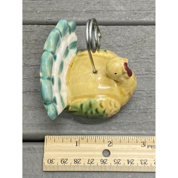 Autumn Accents Thanksgiving -  2004 Ceramic Turkey Place Card Holder ~ 718-7966 - Picture 5 of 8